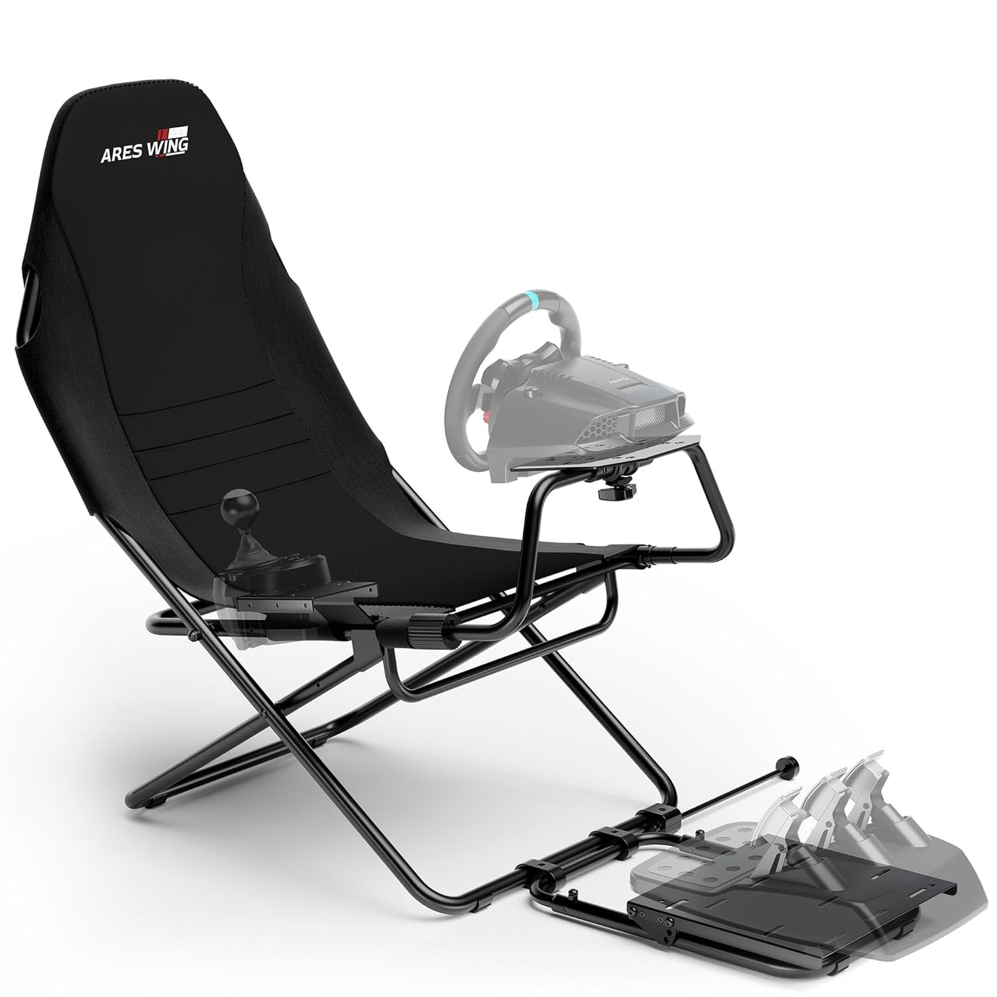 ARES WING Foldable Racing Simulator Cockpit for Ultimate Gaming