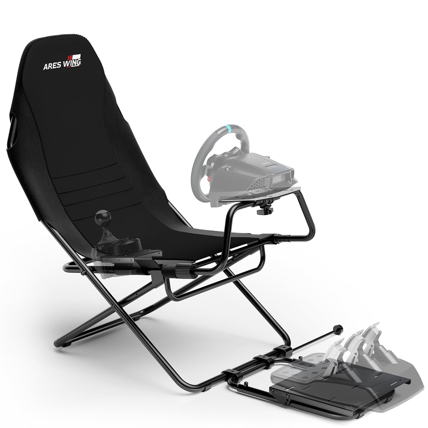 ARES WING Foldable Racing Simulator Cockpit for Ultimate Gaming