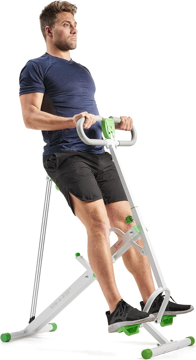 Sunny Health & Fitness Row-N-Ride Trainer - Total Body Workout