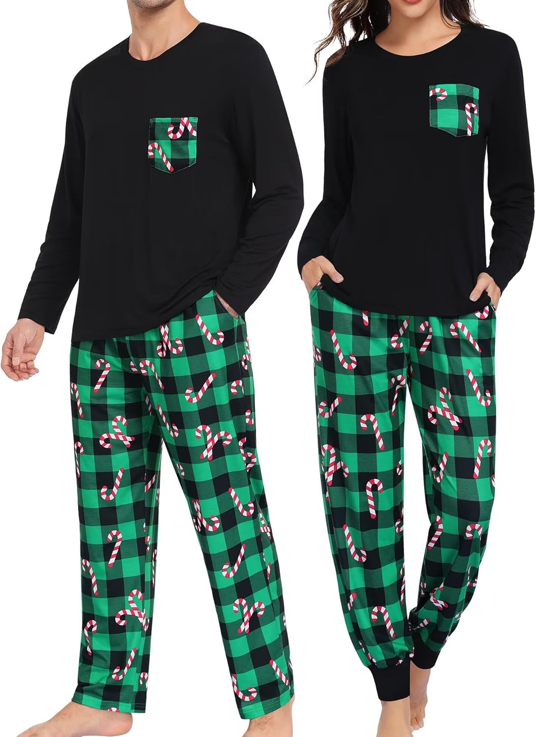 SWOMOG Adult Christmas Pajamas for Couples & Family Fun