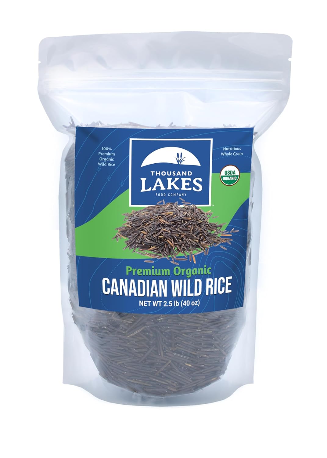 Thousand Lakes Organic Canadian Wild Rice - Premium Quality Bulk