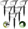 Linkind Solar Spot Lights Outdoor, 60 LEDs - Long-Lasting Cool White