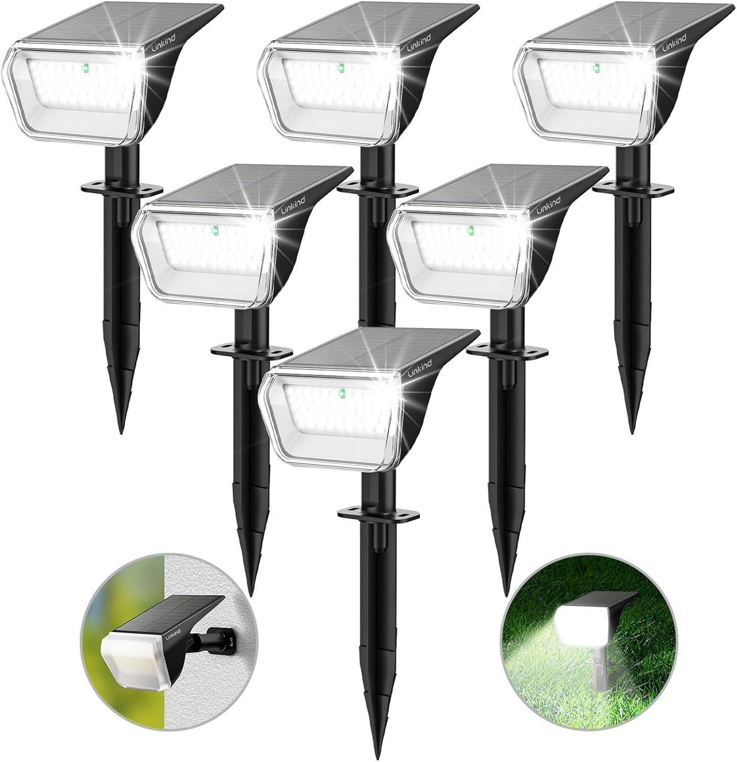 Linkind Solar Spot Lights Outdoor: Brighten Your Garden Pathway