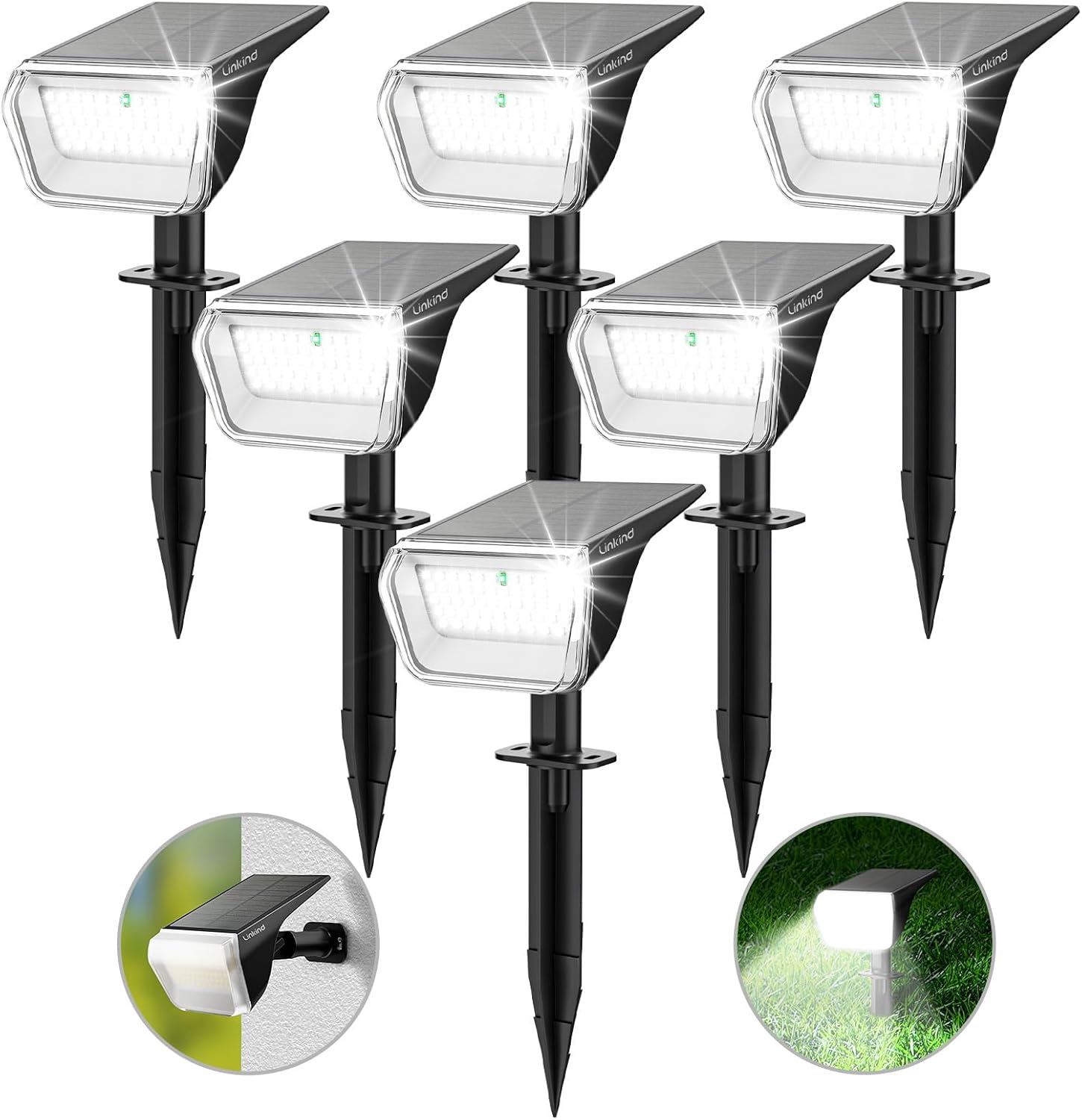 Linkind Solar Spot Lights Outdoor: Brighten Your Garden Pathway