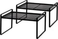 Set of 2 Kitchen Cabinet Shelf Organizers for Maximizing Space