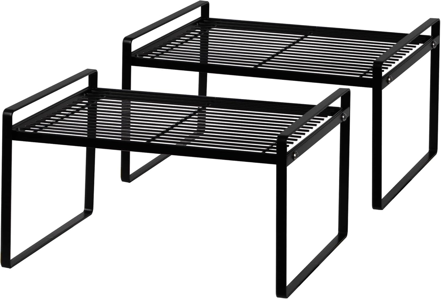 2Pack Kitchen Cabinet Shelf Organizer Rack for Space Saving