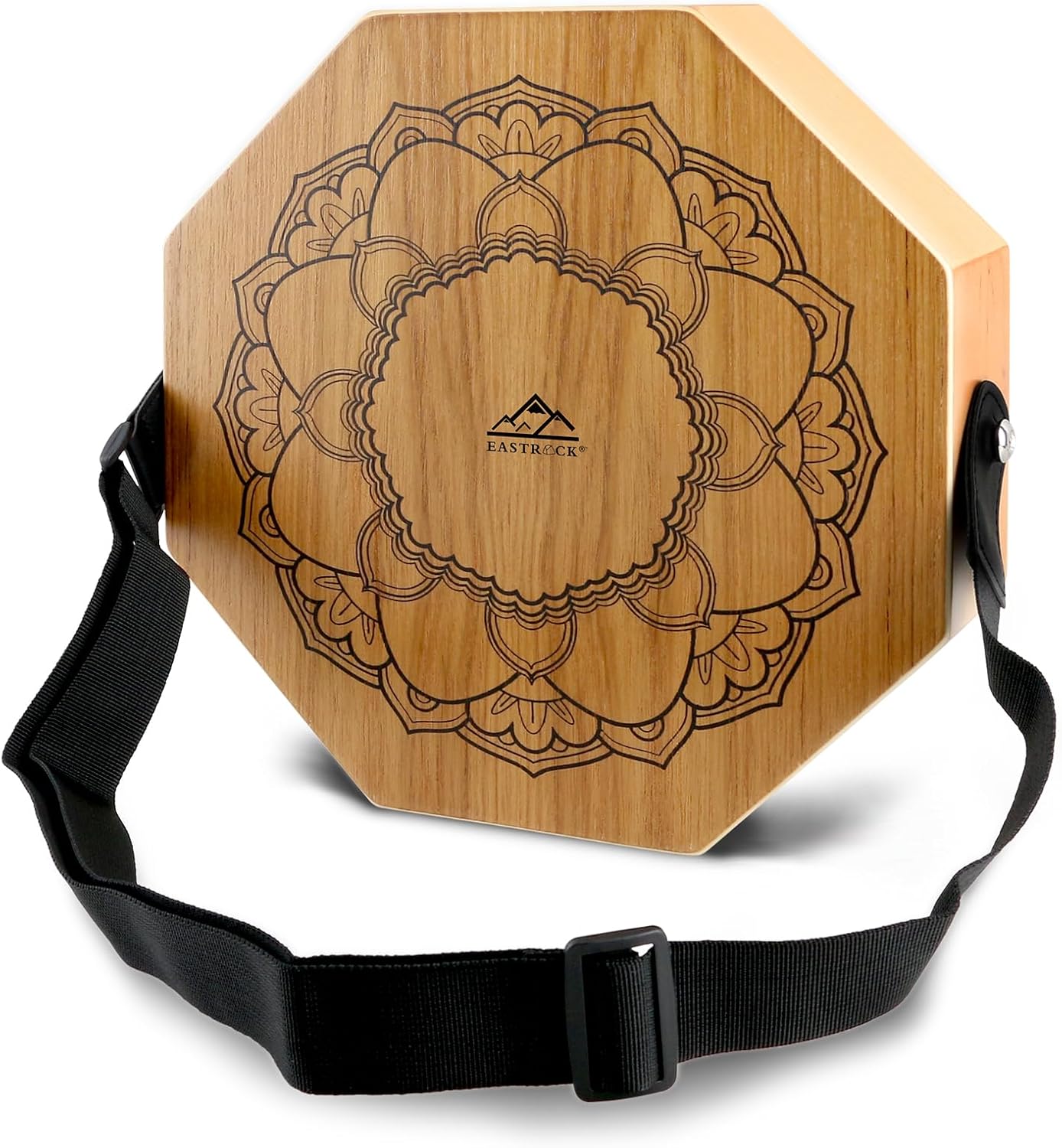 EASTROCK Two-Tone Cajon Drum Box for Travel and Performance
