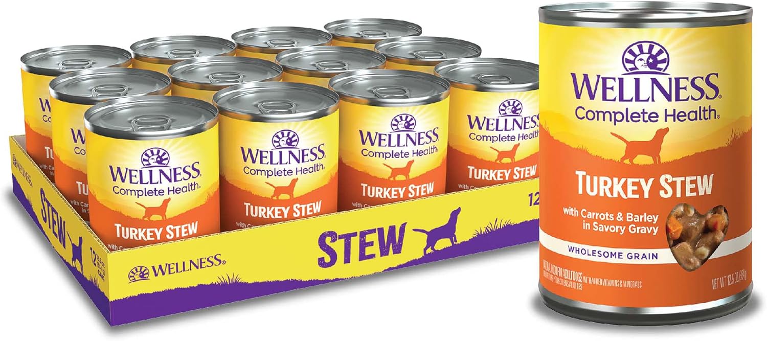 Wellness Complete Health Turkey Stew Wet Dog Food for Dogs