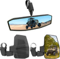UTV Mirror Set for 1.5-2.0 in Roll Cage - Wide View Rear & Side