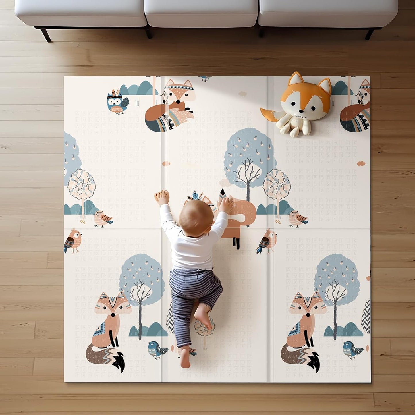 Extra Large Foldable Baby Play Mat for Safe Playtime Fun