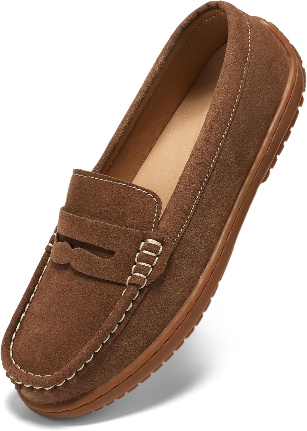 BEAUSEEN Women's Penny Loafers Slip-On for All-Day Comfort