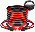 1 Gauge 25 ft Quick Connect Jumper Cables - Heavy Duty 1500A Booster