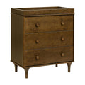 Lolly 3-Drawer Changer Dresser in Natural Walnut - Modern Nursery