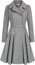 Women's Fashion Trench Coat Notch Lapel Double Breasted