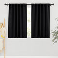 Blackout Curtains for Small Windows - Thermal Insulated 2 Panels