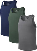 DAVID ARCHY Men's Tank Top Bamboo Rayon Undersirts - Cool