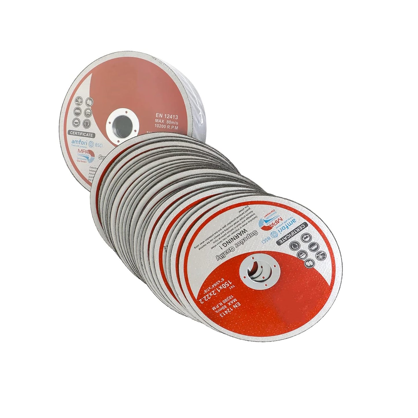 50 Pack 6 Inch Cut Off Wheels - Precision Metal Cutting Discs
