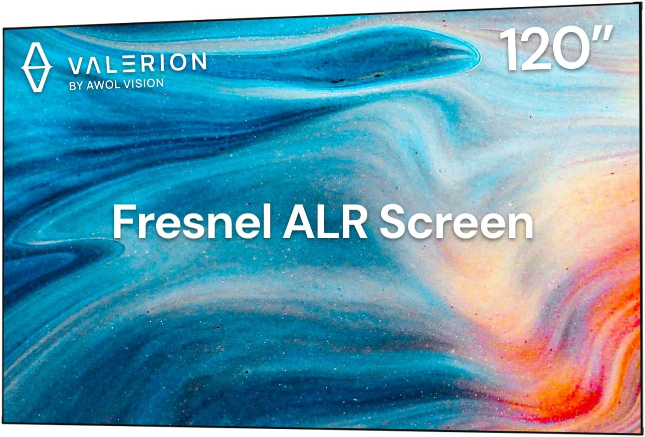 120-inch Fresnel ALR Projector Screen for Bright Room Viewing
