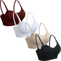 GXXGE Nursing Bra 4Pack - Comfortable Seamless Maternity Support