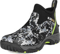 Kalkal Men's Rubber Boots Waterproof Ankle Rain Boots - Insulated Dry