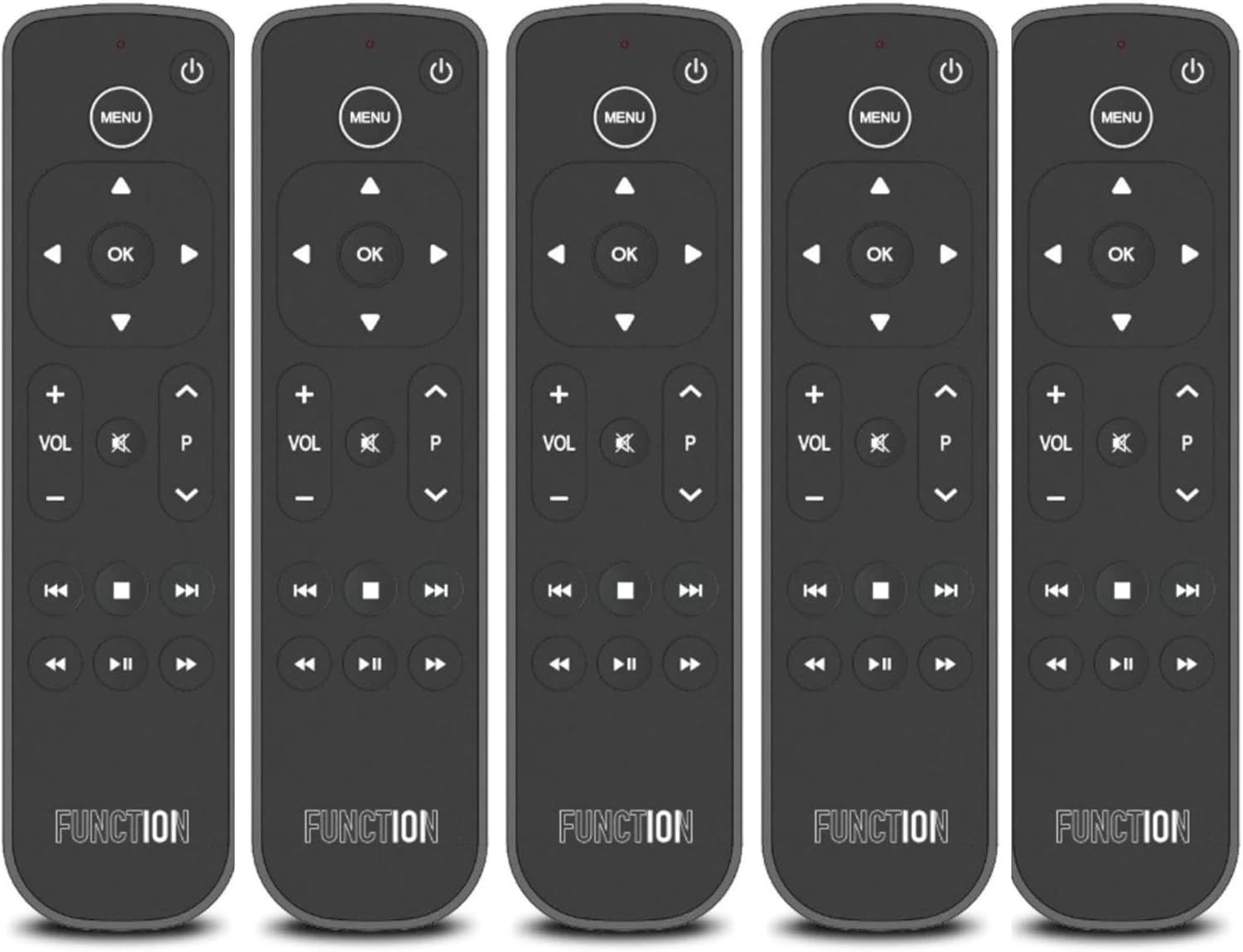 Function101 Bluetooth Button Remotes for Apple TV - 5 Pack