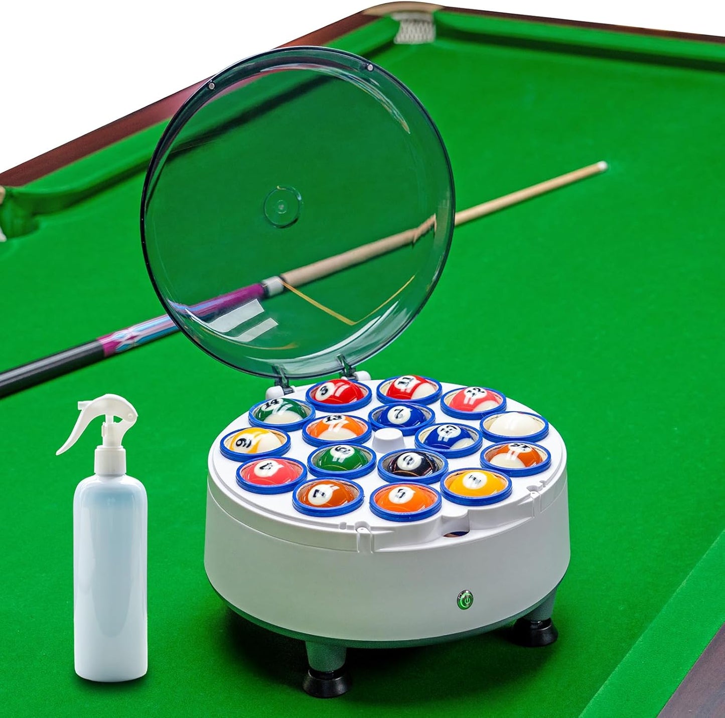 Pool Ball Cleaner Machine for Efficient Billiard Ball Polishing