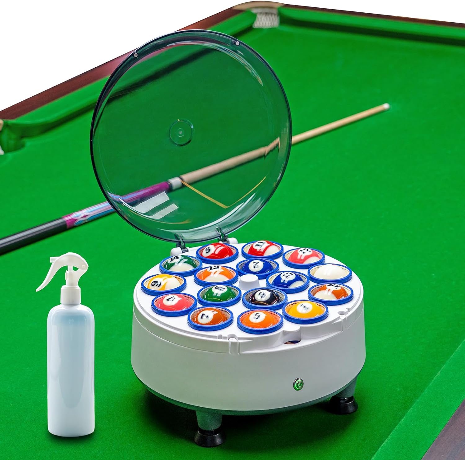 Pool Ball Cleaner Machine for Efficient Billiard Ball Polishing