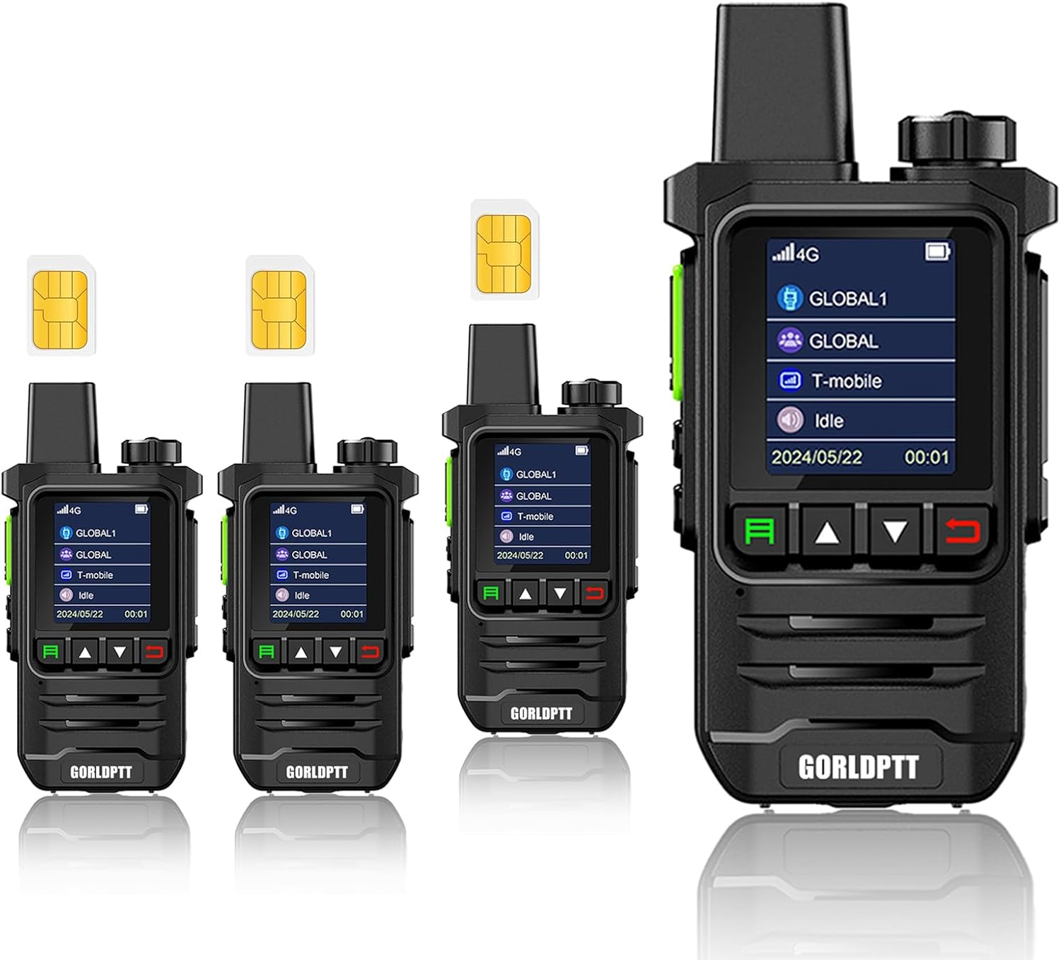 Global Radios Walkie Talkies Unlimited Range for All Adventures