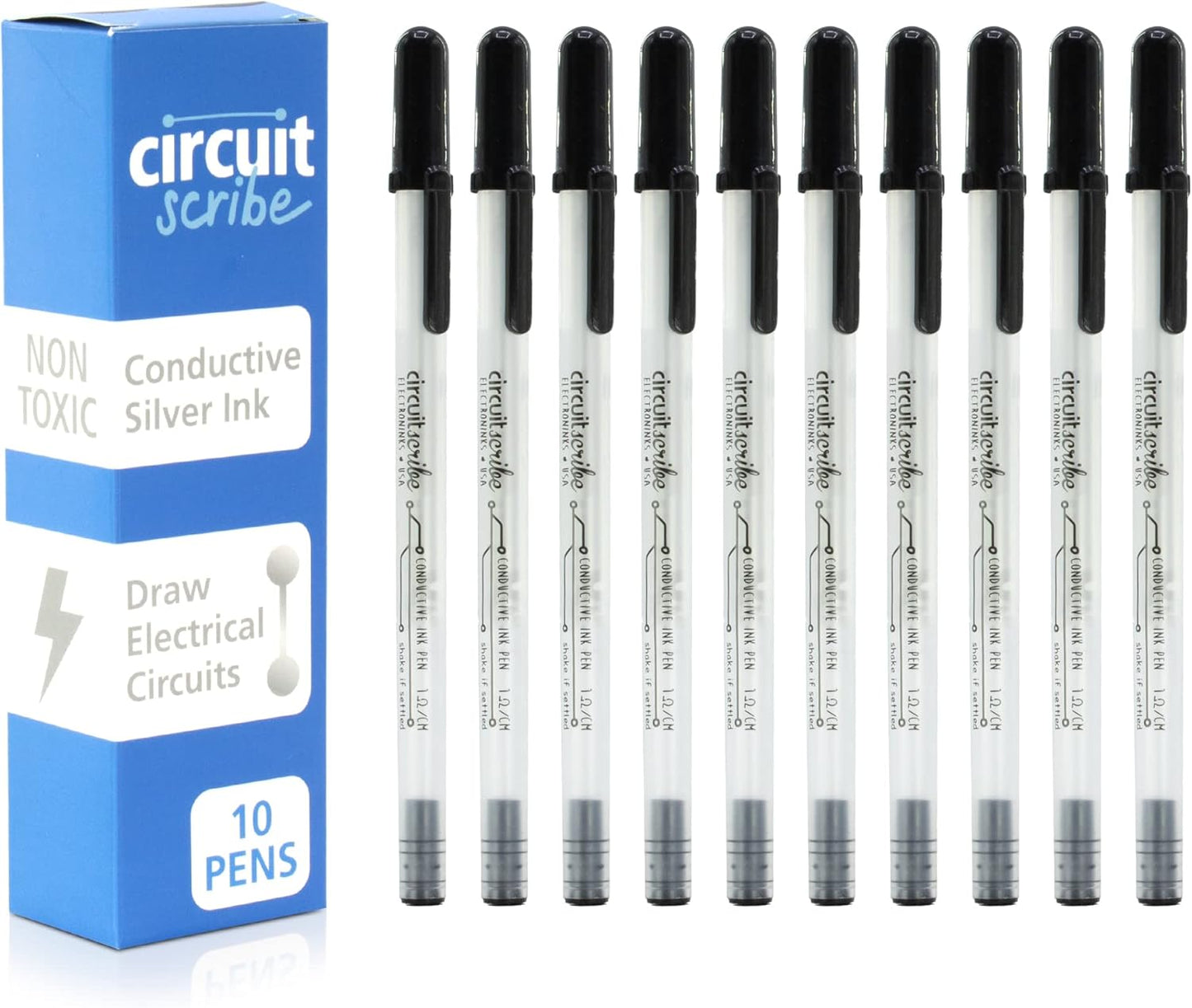 Circuit Scribe Non-Toxic Conductive Ink Pen Set for Kids Fun