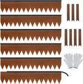 Cor-Ten Steel Landscape Edging 6-Pack 20ft - Rust Patina Finish