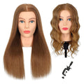 20-22 Inch Mannequin Head with Real Human Hair for Styling