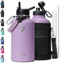 64 oz Insulated Water Bottle for Cold & Hot Drinks - Purple