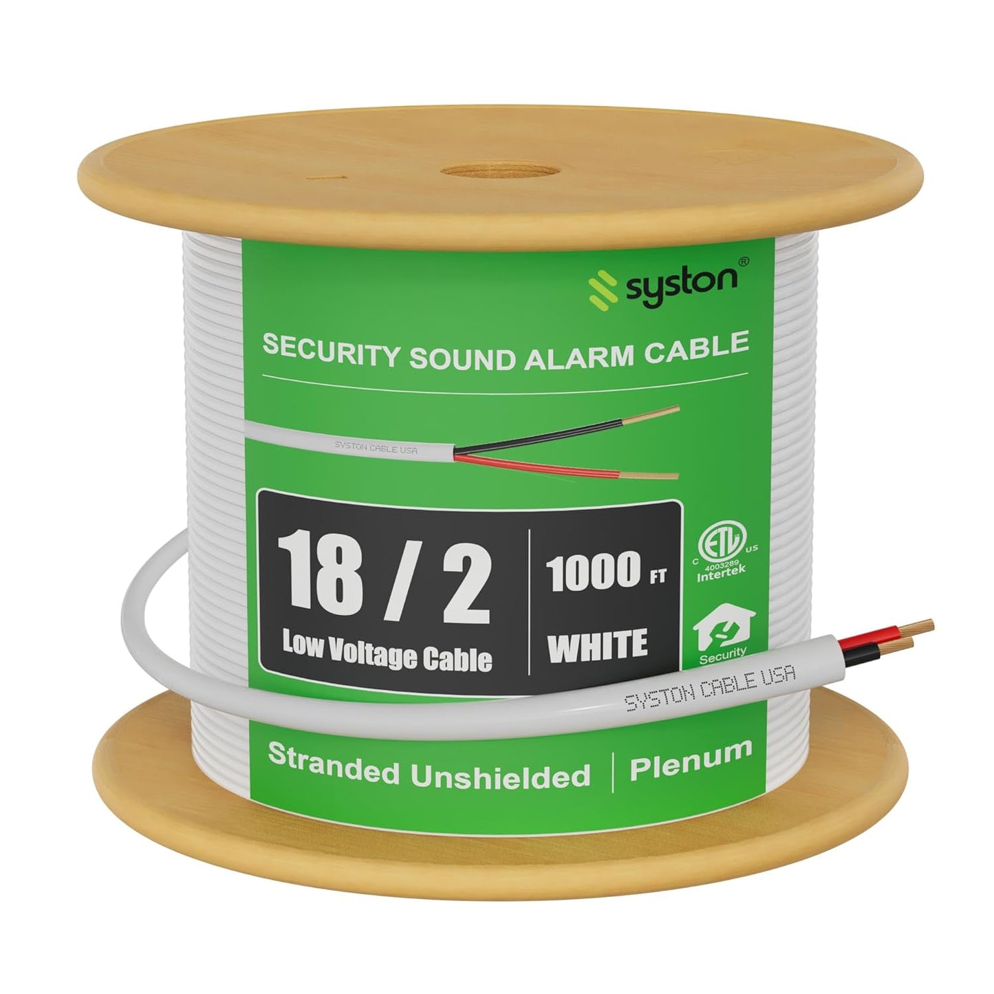 SYSTON 18/2 Fire Security Burglar Station Alarm Control Cable