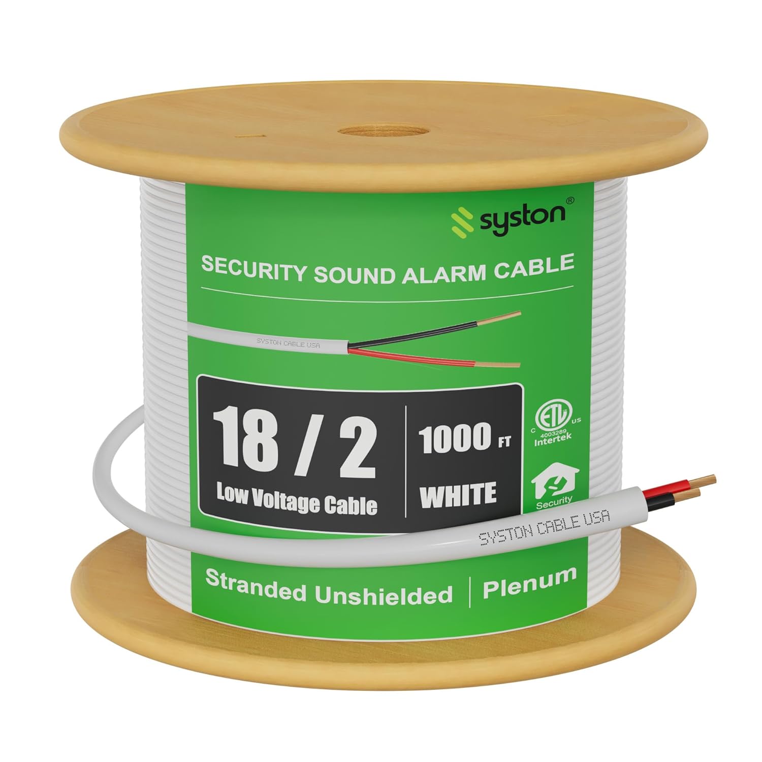 SYSTON 18/2 Fire Security Burglar Station Alarm Control Cable