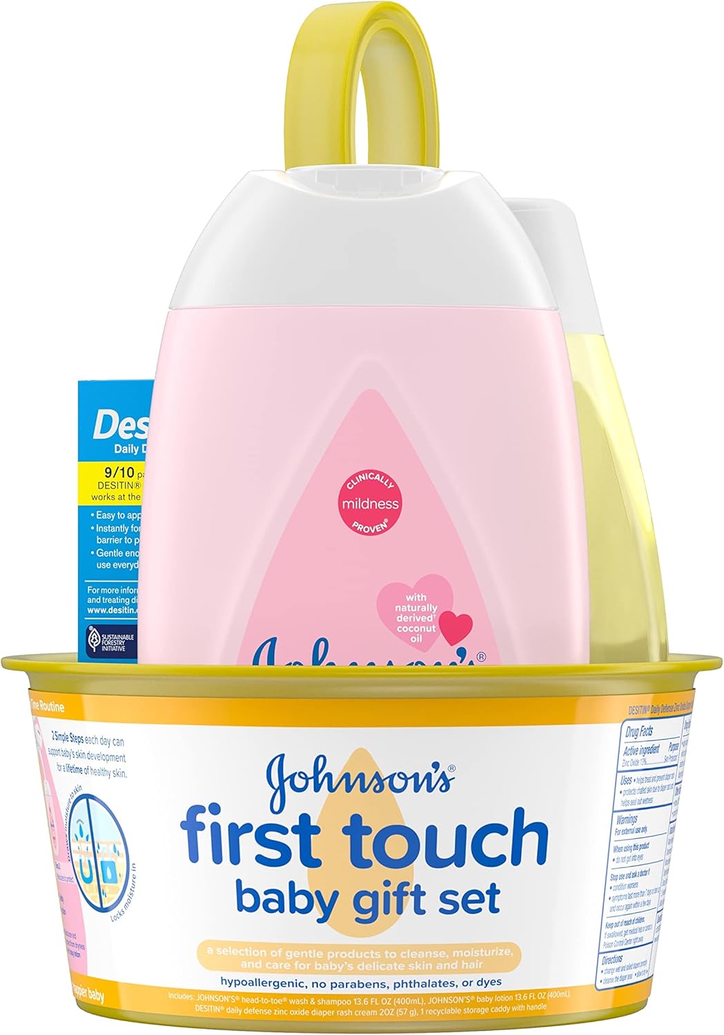 Johnson's First Touch Baby Gift Set - 4 Essentials for New Parents