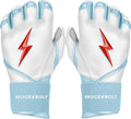 BRUCE BOLT Signature Series Long Cuff Batting Glove - Durable Leather