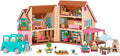 Li'l Woodzeez Honeysuckle Hillside Cottage Playset - Charming Deluxe