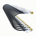 Cat6a Patch Cables 5ft (24 Pack) Slim - Space-Saving 10G Patch Cords