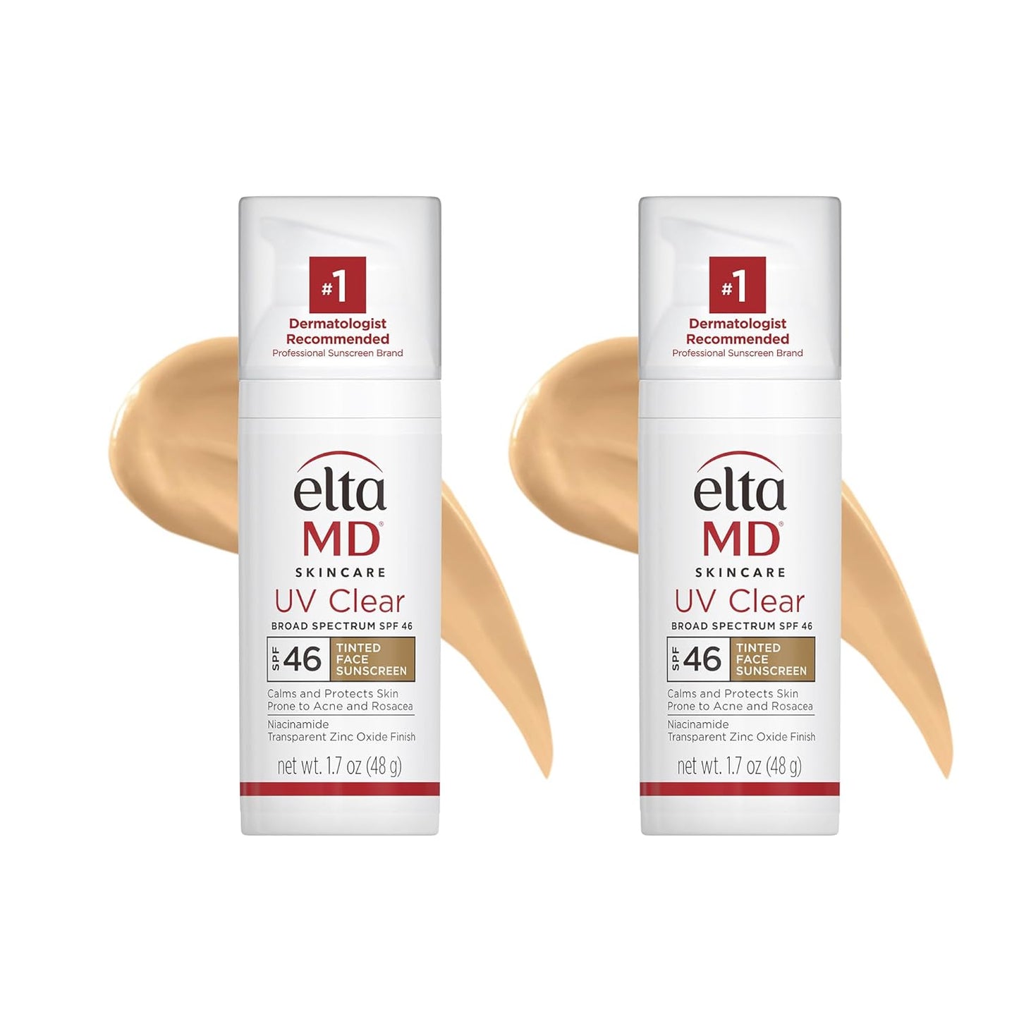 EltaMD UV Clear Tinted Face Sunscreen SPF 46 for All Skin Types