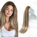 Sunny Hair Tape in Hair Extensions Real Human Hair - Invisible Remy