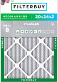20x24x2 MERV 8 Air Filter (1-Pack) - Electrostatic Pleated Dust