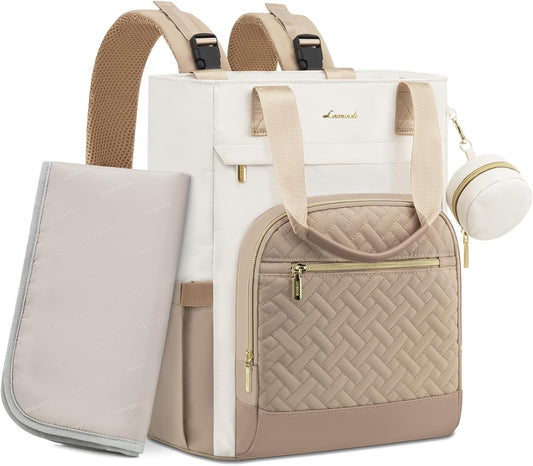 LOVEVOOK Diaper Bag Backpack with Changing Pad for Parents