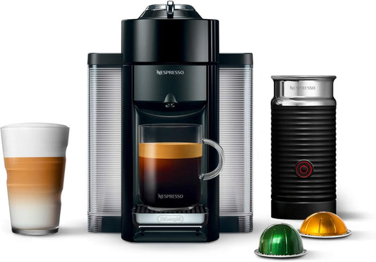 Nespresso Vertuo Coffee Maker with Aeroccino Milk Frother