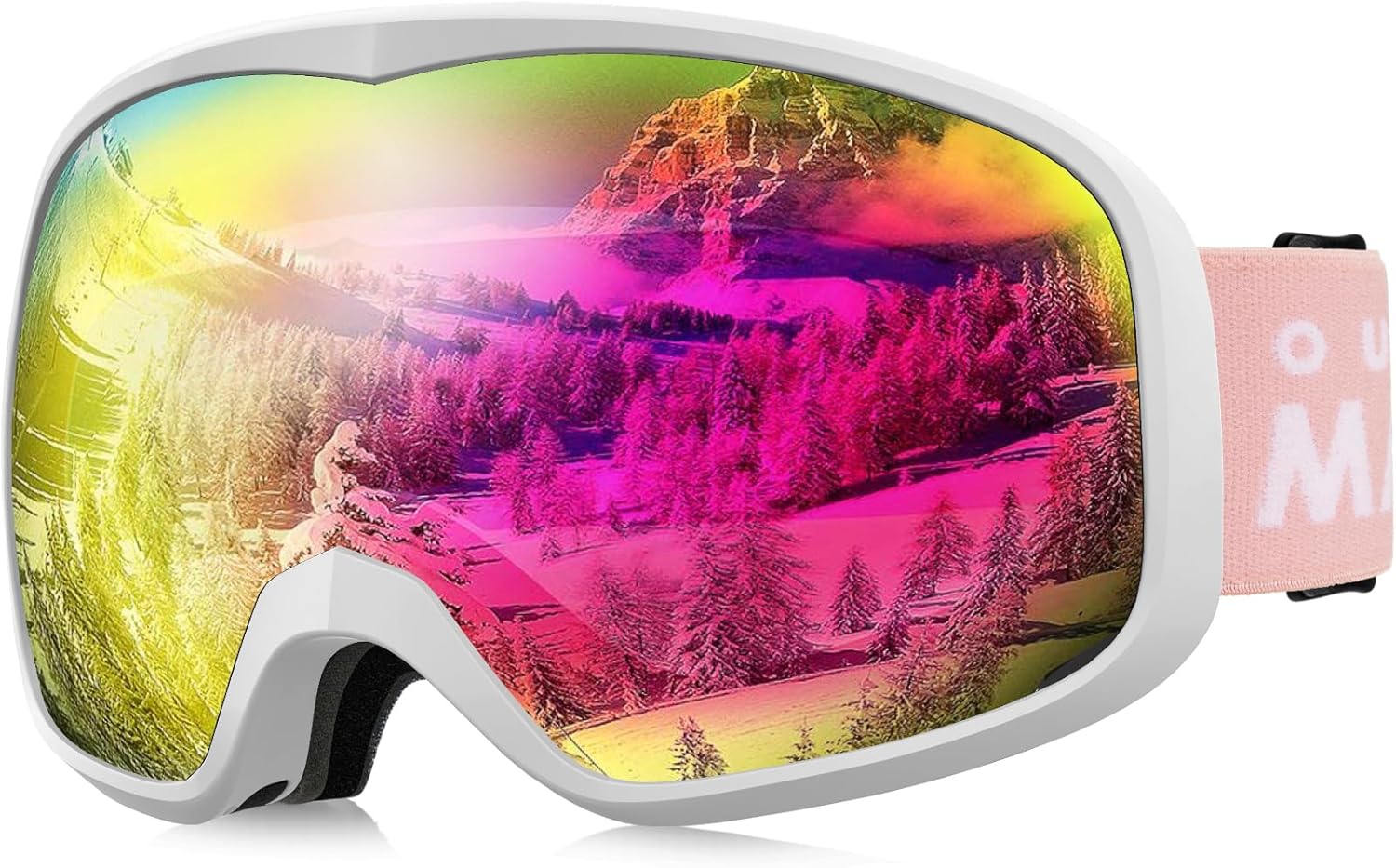 OutdoorMaster Owl Ski Goggles - Anti-Fog Clarity