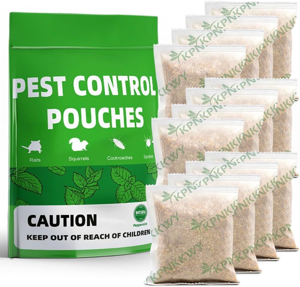 Peppermint Pest Control Pouches - 12 Pack