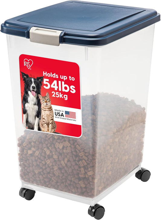IRIS USA Dog Food Storage Container for Easy Pet Food Access