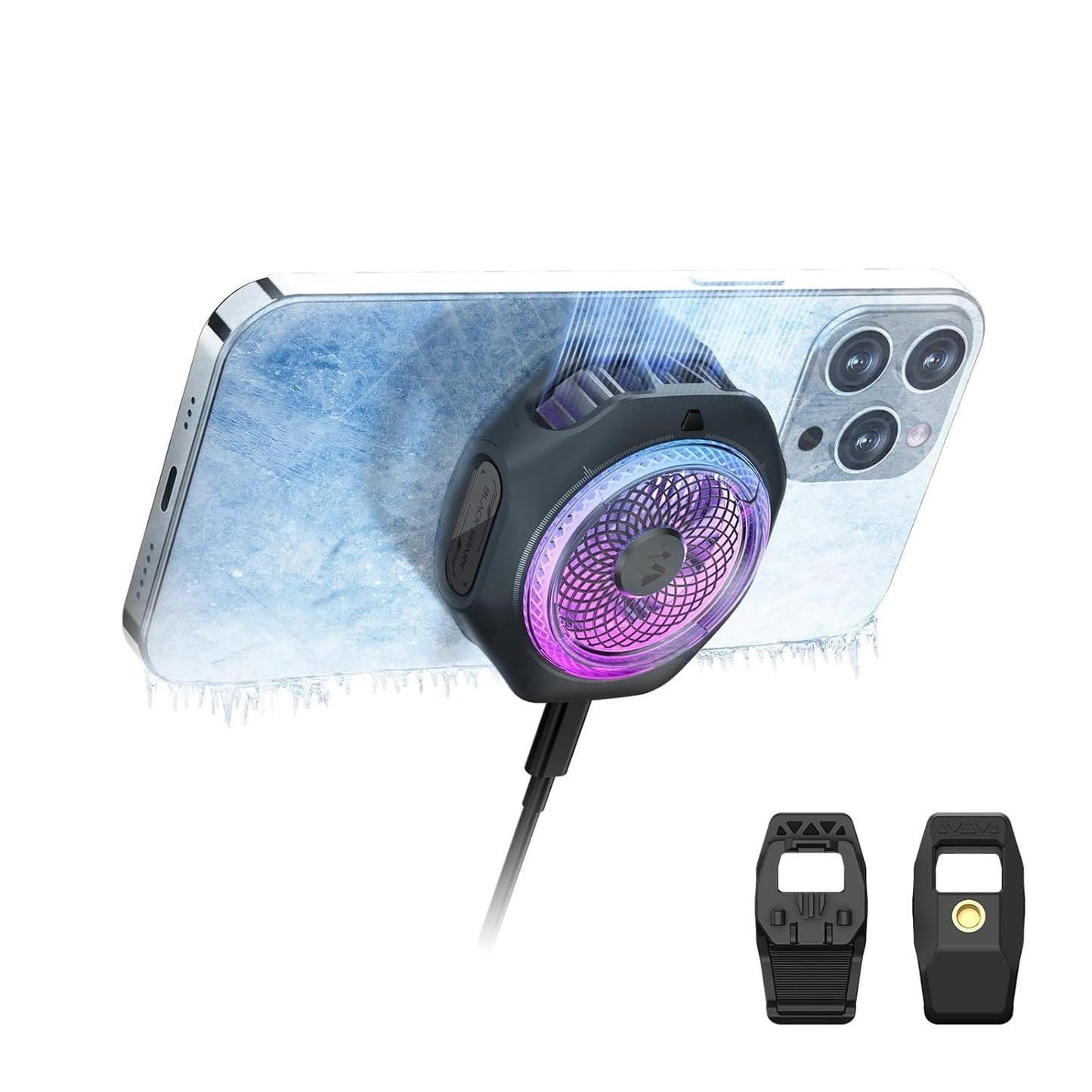 Black Shark Magnetic Cell Phone Cooler 4Pro for Gaming Devices