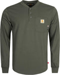 BOCOMAL FR Henley Long Sleeve Shirt NFPA2112 CAT2 - Lightweight FR