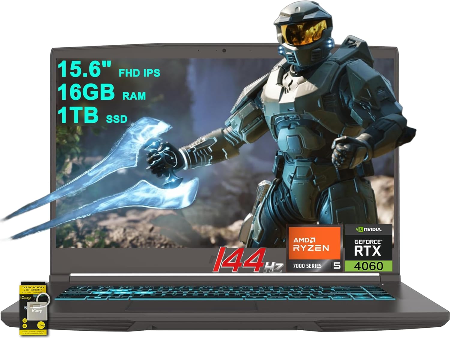 MSI Thin A15 Gaming Laptop with Ryzen 5 and GeForce RTX 4060
