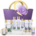 spa luxetique Lavender Spa Gift Basket for Women - 10pc Relaxing Set